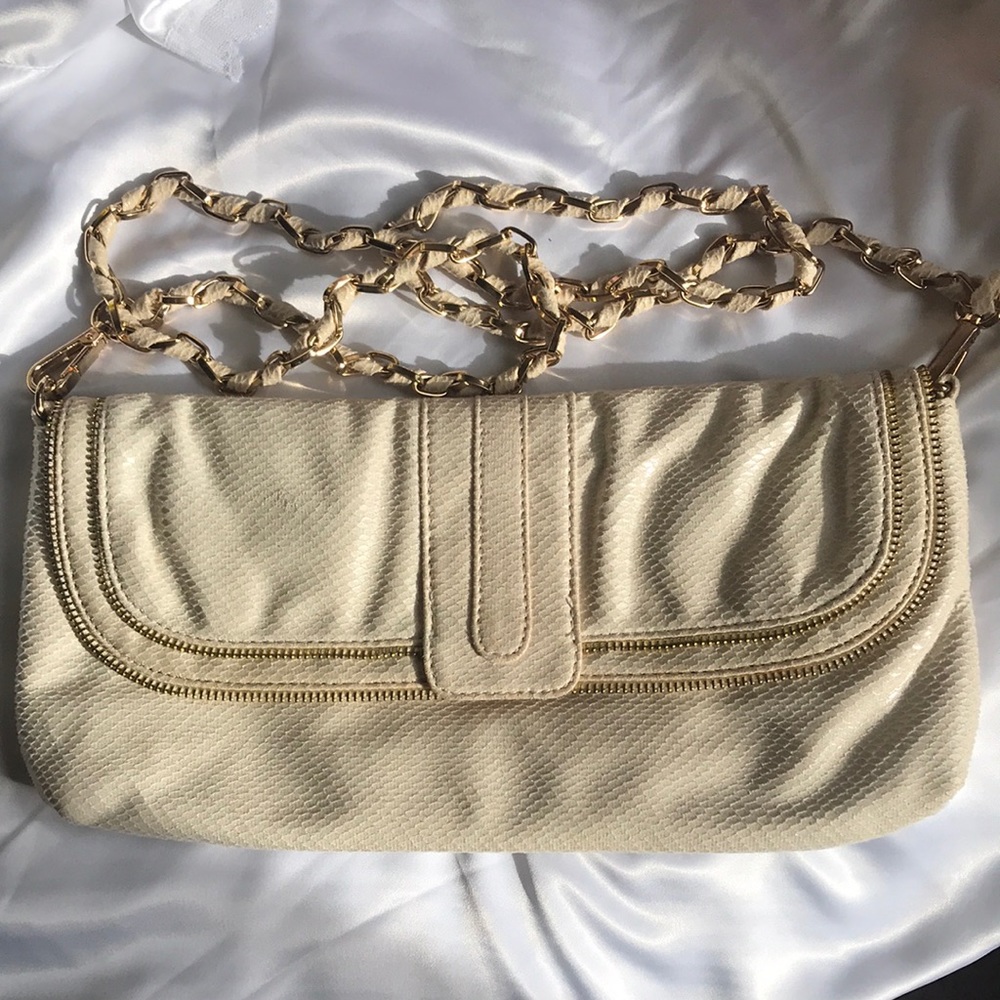 Faux snake skin purse